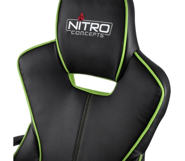 Nitro Concepts E200 Race Gaming Chair Zwart/Groen