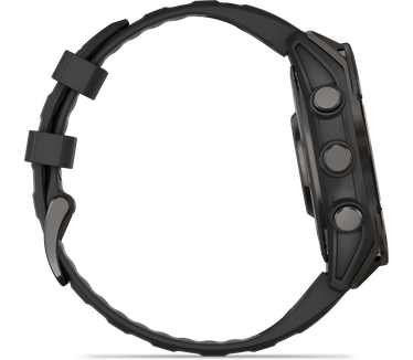Garmin fēnix 8, 47mm, Titanium body, Sapphire Glass, Carbon (Zwart)
