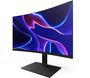 NZXT Canvas 32Q Curved monitor + zwarte voet Zwart