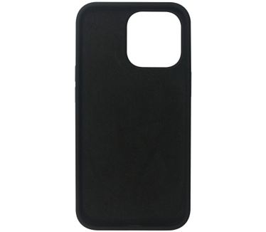 eStuff Black silk-touch silicone case for iPhone 13 Pro Max (iPhone 13 Pro Max) Zwart