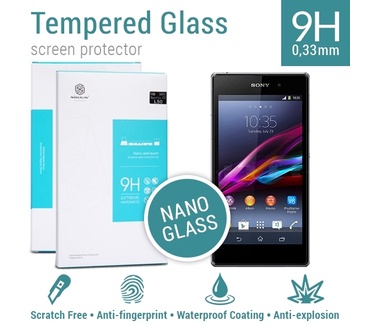 Nillkin Screen Protector Tempered Glass 9H Nano Sony Xperia Z1