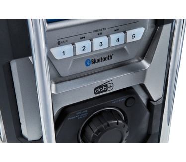 Makita MR004GZ 14,4/18/40V Li-Ion accu bouwradio body - FM/AM - DAB+ - Bluetooth - 230V