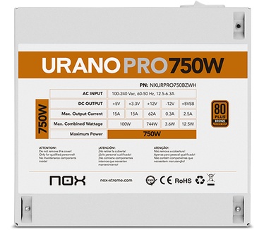 Nox PRO White 750W Bronze