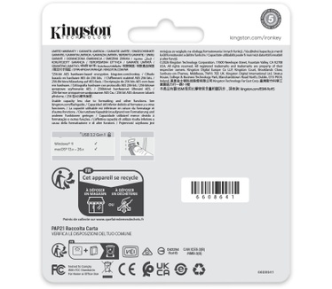Kingston 64GB IronKey Locker Plus 50 G2, FIPS 197, AES-256
