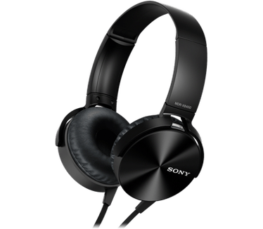 Sony XB450AP Extra Bass-hoofdtelefoon (Zwart)