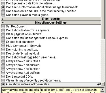 XP-Antispy 3.94 screenshot