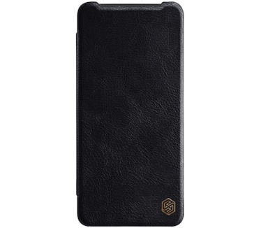 Nillkin Qin PU Leather Book Case voor OnePlus 7T - Zwart  Zwart