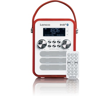 Lenco PDR-050 - Draagbare radio DAB+ - Rood