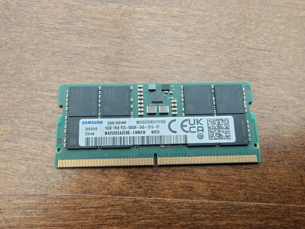 Samsung 16GB DDR5 SODIMM 5600 MHz aangeboden - Vraag & Aanbod