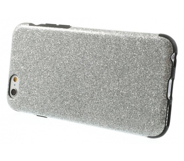 Kees Glitter Gel Hoesje Apple iPhone 6 - Zilver