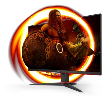 AOC 24G2AE/BK Rood, Zwart