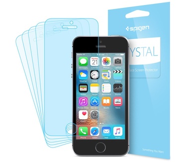 Spigen Crystal Apple iPhone SE Screenprotector - 5-pack