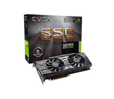 EVGA 6GB D5 GTX 1060 SSC Gaming ACX 3.0