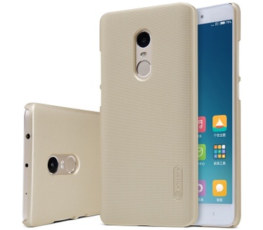 Nillkin Frosted Shield Hard Case voor Xiaomi Redmi Note 4 - Goud Goud