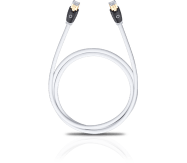 Oehlbach HI Stream Drievoudig afgeschermde CAT6-ethernetkabel voor absoluut foutloze overdracht van audio en video