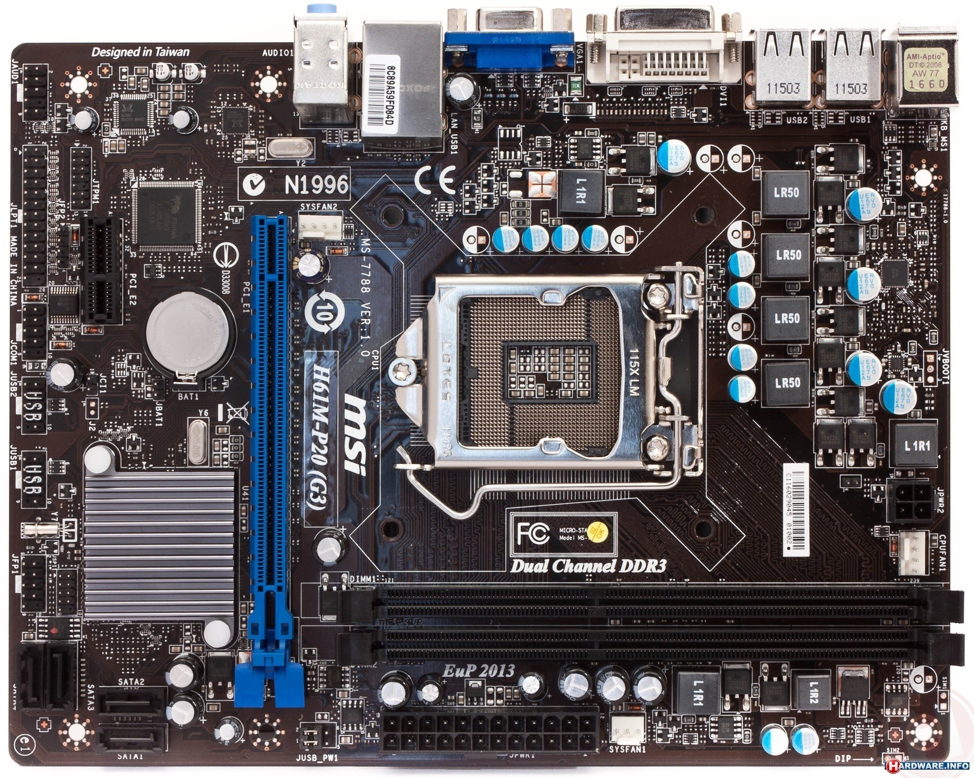 MSI H61M P20 G3 Beste Prijs Tweakers
