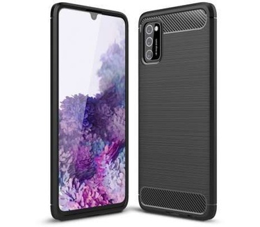 qMust Samsung Galaxy A41 Rugged TPU Case - Zwart