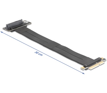 Delock 81506 Riser Card PCI Express 3.0 x4 male to U.2 SFF-8639 SSD slot 90° angled with cable 30 cm