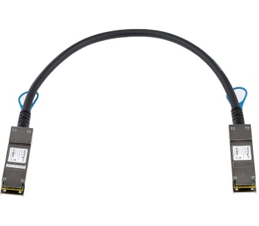 Startech.com Juniper EX-QSFP-40 GbE-DAC50CM compatibel QSFP+ direct aansluitbare kabel 0,5 m Zwart