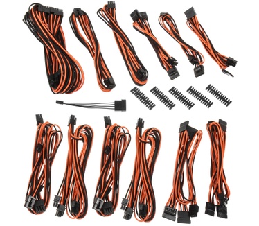 BitFenix Alchemy 2.0 PSU Cable Kit - BQT-Series DPP (Zwart/Oranje)