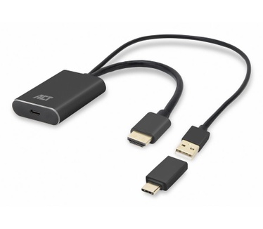 ACT HDMI naar USB Type-C female adapter, 4K@60Hz