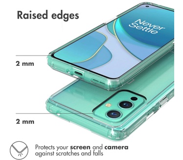 Accezz Xtreme Impact Backcover OnePlus 9 - Transparant