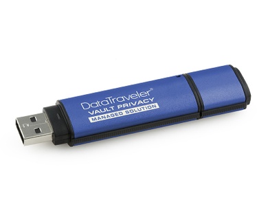 Kingston DataTraveler Vault Privacy Managed 4GB Blauw