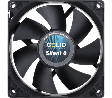 Gelid Solutions Silent 8 PWM - Black, 80mm