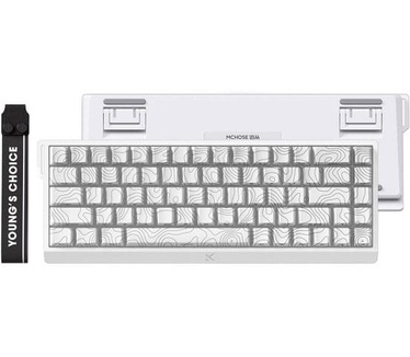 MCHOSE Ace68 E-sport Wit Topographic 65% Hall Effect Uranus Magnetische Switch eSports 8K Hz RGB Hotswap Mechanisch Gaming Toetsenbord (MC-Ace68-16)