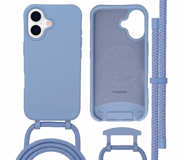 Imoshion Color Backcover met afneembaar koord met MagSafe Blauw