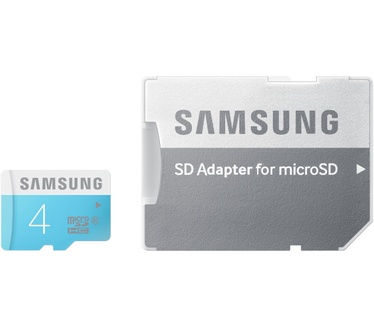 Samsung Standard 4GB MicroSDHC + Adapter