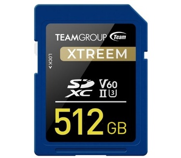 Team Group Xtreem SDXC UHS-II U3 V60 512GB