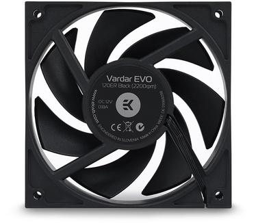 EK Water Blocks EK-Vardar EVO 120ER BB PWM - 2200 U/min, zwart, 120mm