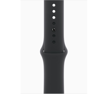Apple Watch Series 11, 46mm, GPS, Aluminium, Sportbandje M/L, Zwart (Zwart)