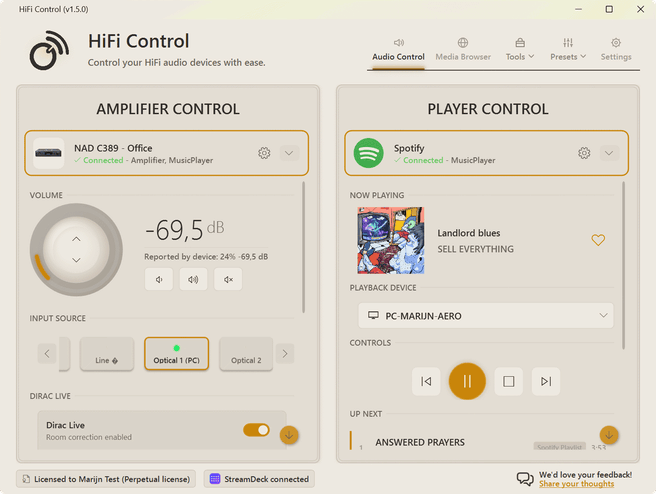 HiFi Control