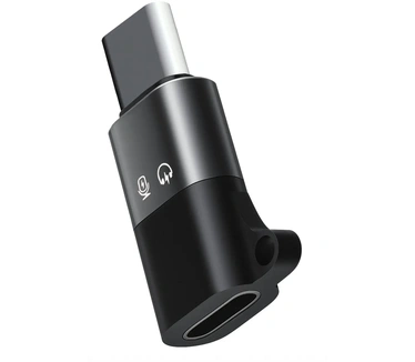 Mojogear Lightning naar USB-C OTG adapter voor audio/microfoon + data