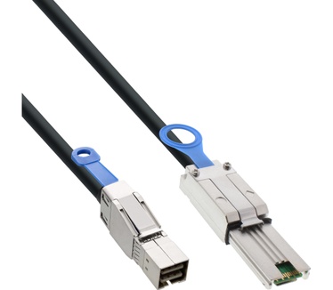 InLine 1m, SFF-8644 - SFF-8088 Zwart