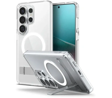 Spigen Ultra Hybrid S MagFit TPU Back Cover Samsung Galaxy S26 Ultra Transparant