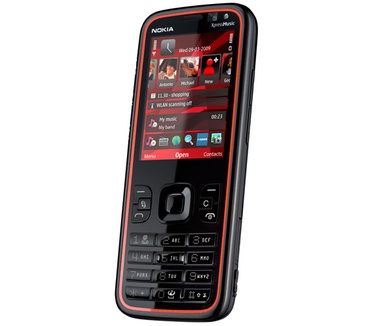 Nokia 5630 XpressMusic Rood, Zwart
