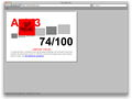 Apple Safari 3.1 - Acid3