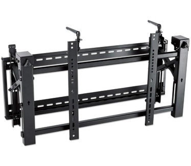 Manhattan Video Wall Mount, Pop Out, 1 Screen, 45"-70", VESA 200x200mm to 600x400mm, Tilt -5° to 3°, Max 70kg, Black, Box