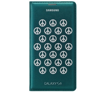 Samsung Galaxy S Flip Wallet Galaxy S5 (Moschino Peace G/S)