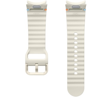 Samsung Galaxy Watch7 Sport Rubberen Band Wit S/M
