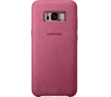 Samsung Galaxy S8 Plus Alcantara Cover Roze