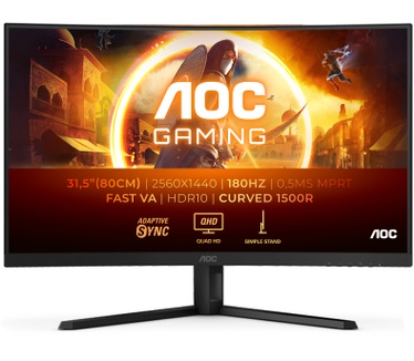 AOC CQ32G4VE Grijs, Zwart - productfoto