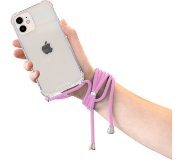 Mobiparts Lanyard Case Apple iPhone 12 Mini Violet Cord