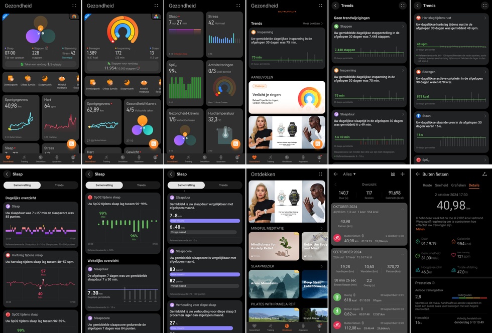 Huawei Health app - sport en gezondheidsfuncties