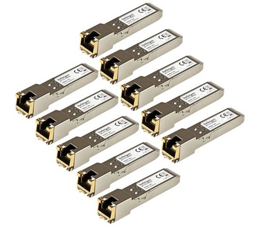 Startech.com Gigabit RJ45 Koper / Copper SFP Transceiver Module HP J8177C Compatibel 10 stuks