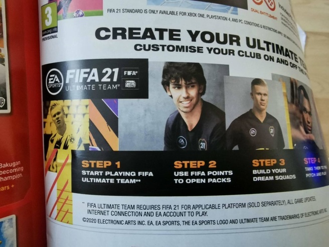 EA FIFA Points-advertentie