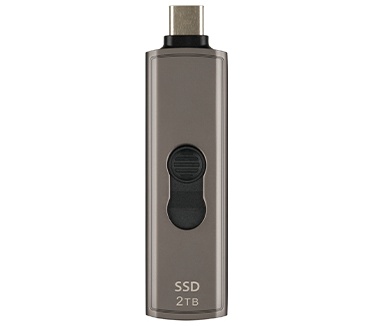 Transcend ESD330C 2TB Bruin, Grijs